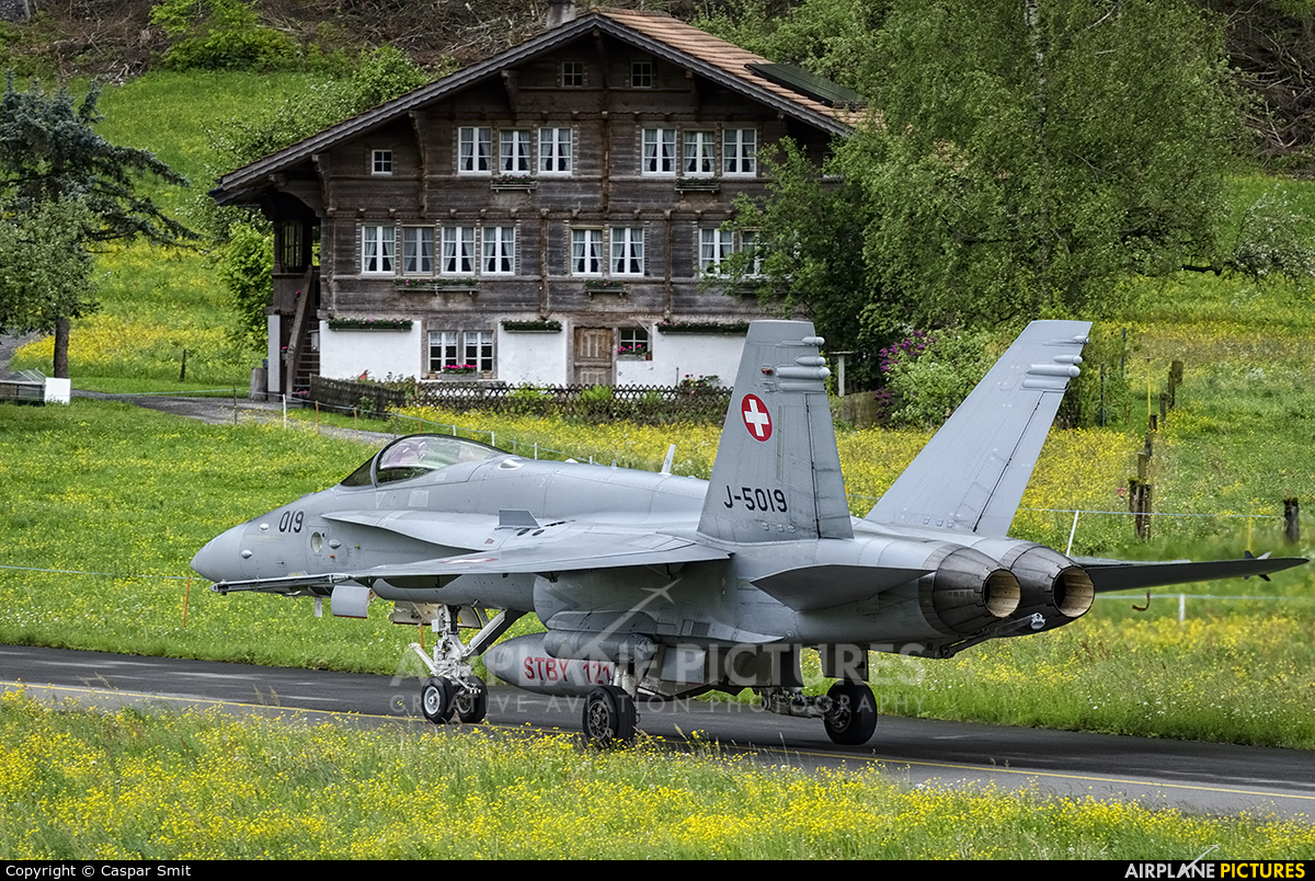 Switzerland - Air Force J-5019 aircraft at Meiringen
