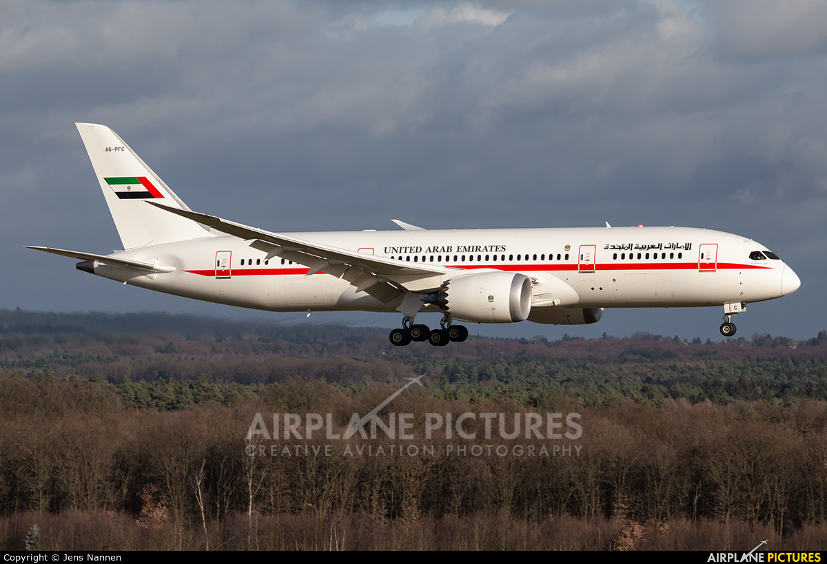 United Arab Emirates - Government A6-PFC aircraft at Cologne Bonn - Konrad Adenauer