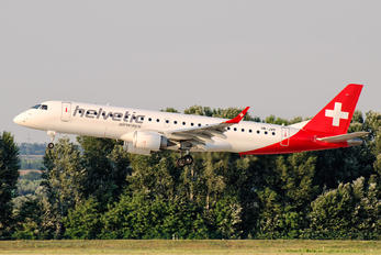 HB-JVR - Helvetic Airways Embraer ERJ-190 (190-100)