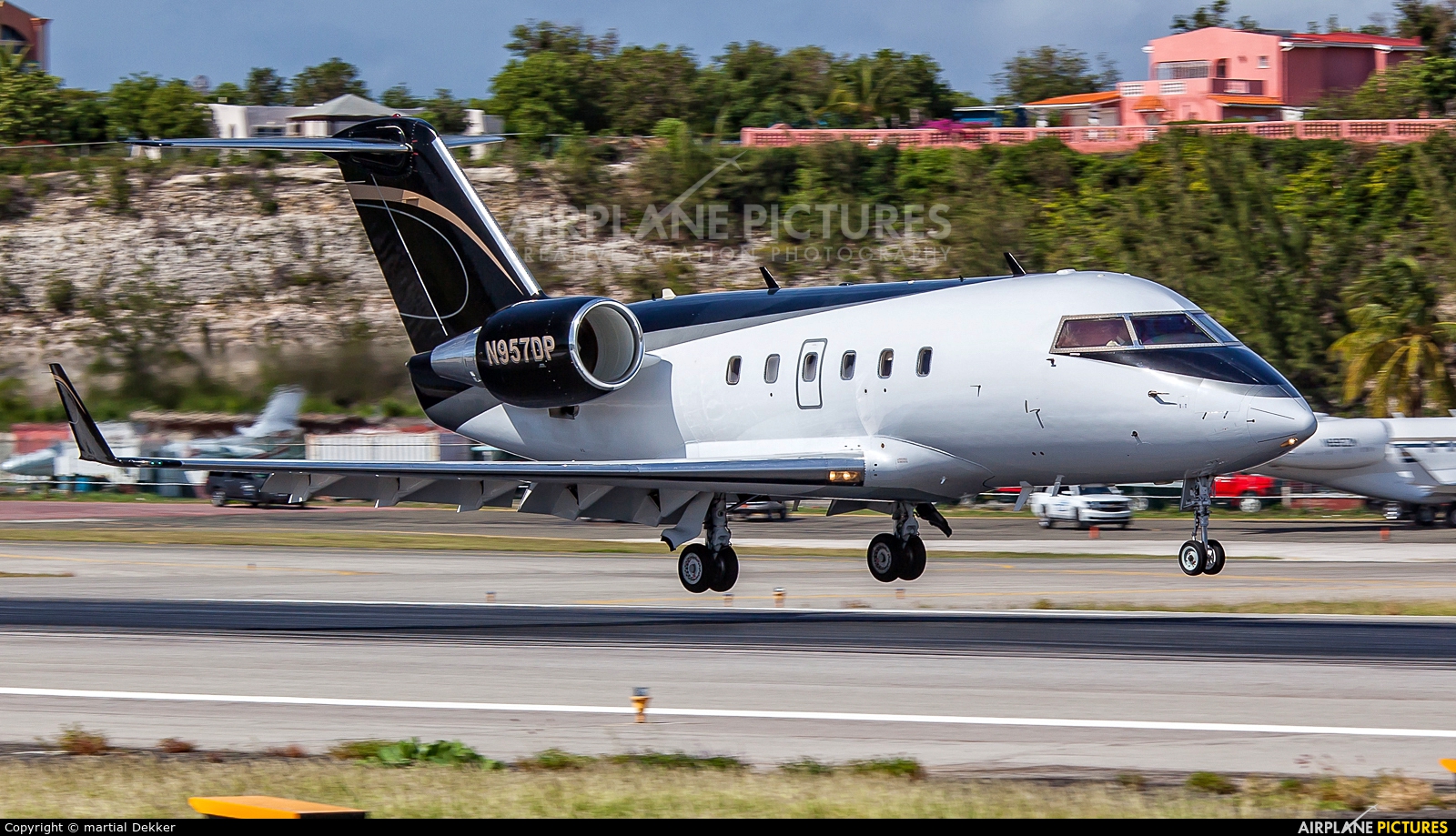 Private N957DP aircraft at Sint Maarten - Princess Juliana Intl