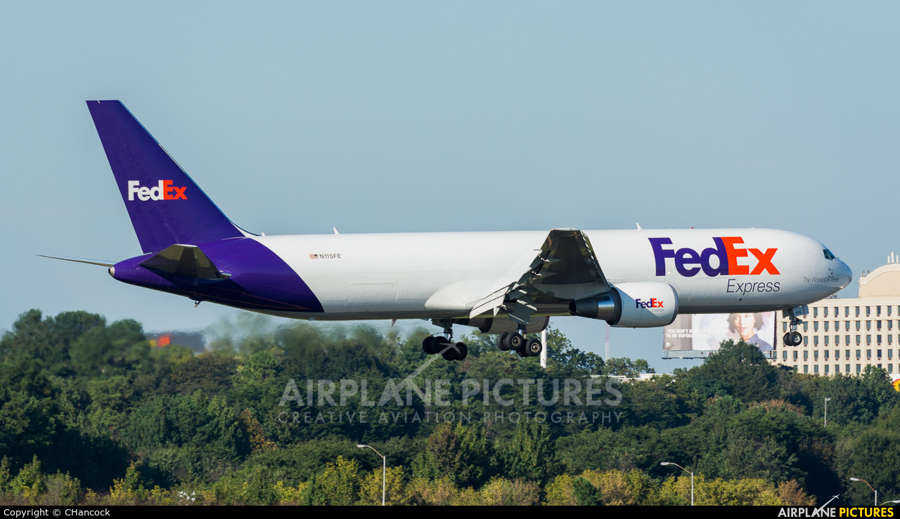 FedEx Federal Express N115FE aircraft at Atlanta - Hartsfield-Jackson Intl