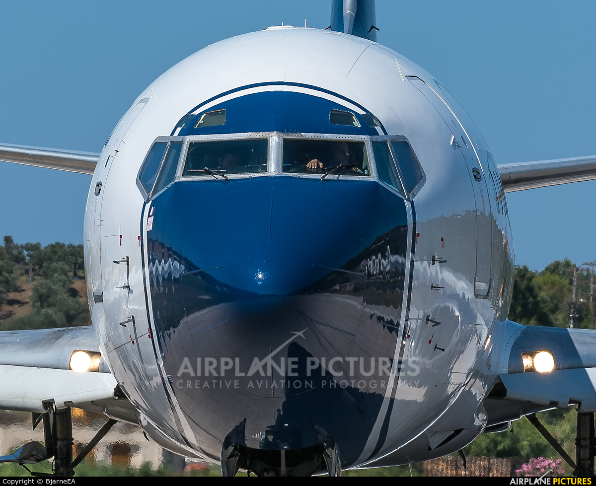 Blu Express I-BPAG aircraft at Skiathos