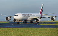 A6-ERE - Emirates Airlines Airbus A340-500 aircraft