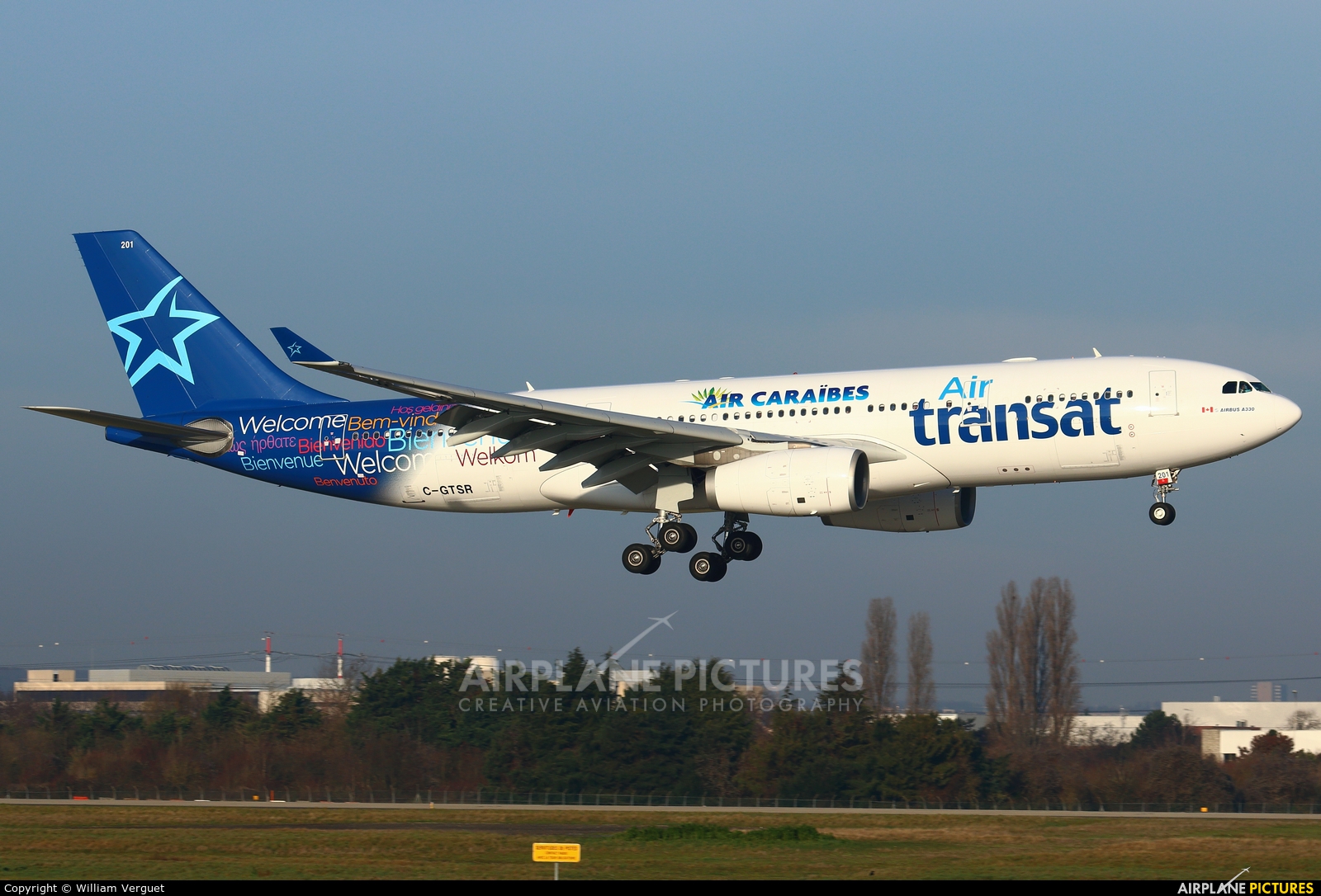 Air Transat C-GTSR aircraft at Paris - Orly