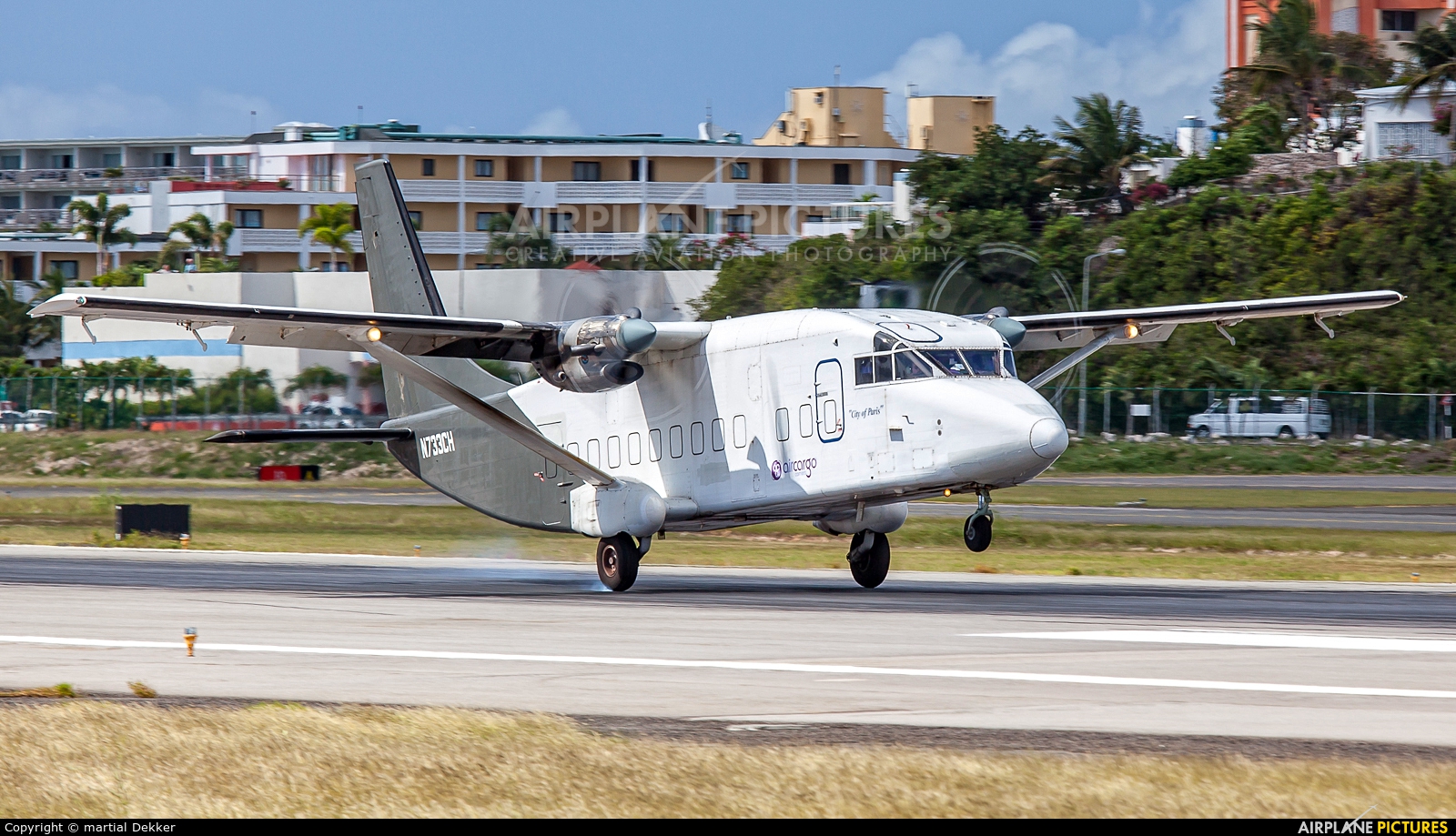 Air Cargo Carriers N733CH aircraft at Sint Maarten - Princess Juliana Intl
