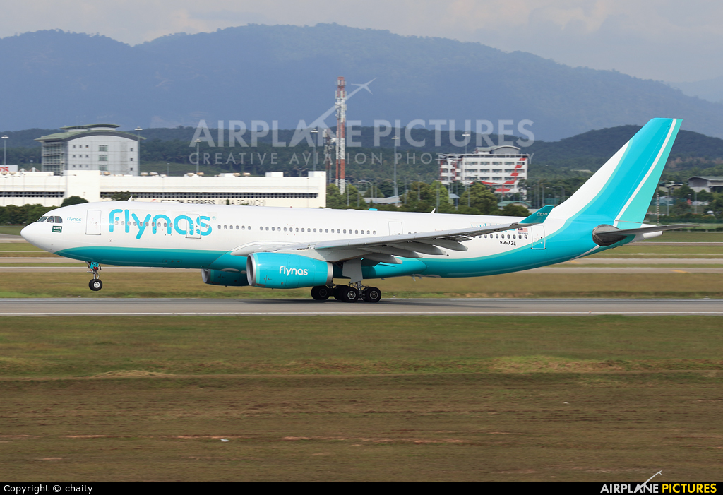 Flynas 9M-AZL aircraft at Kuala Lumpur Intl