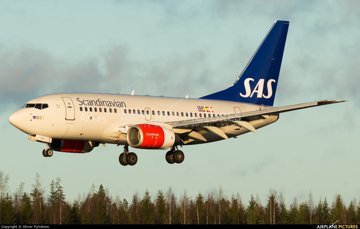 SAS - Scandinavian Airlines LN-RPG aircraft at Helsinki - Vantaa