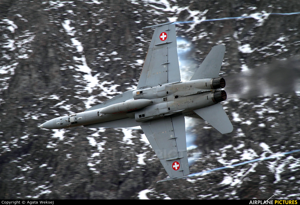 Switzerland - Air Force J-5003 aircraft at Axalp - Ebenfluh Range
