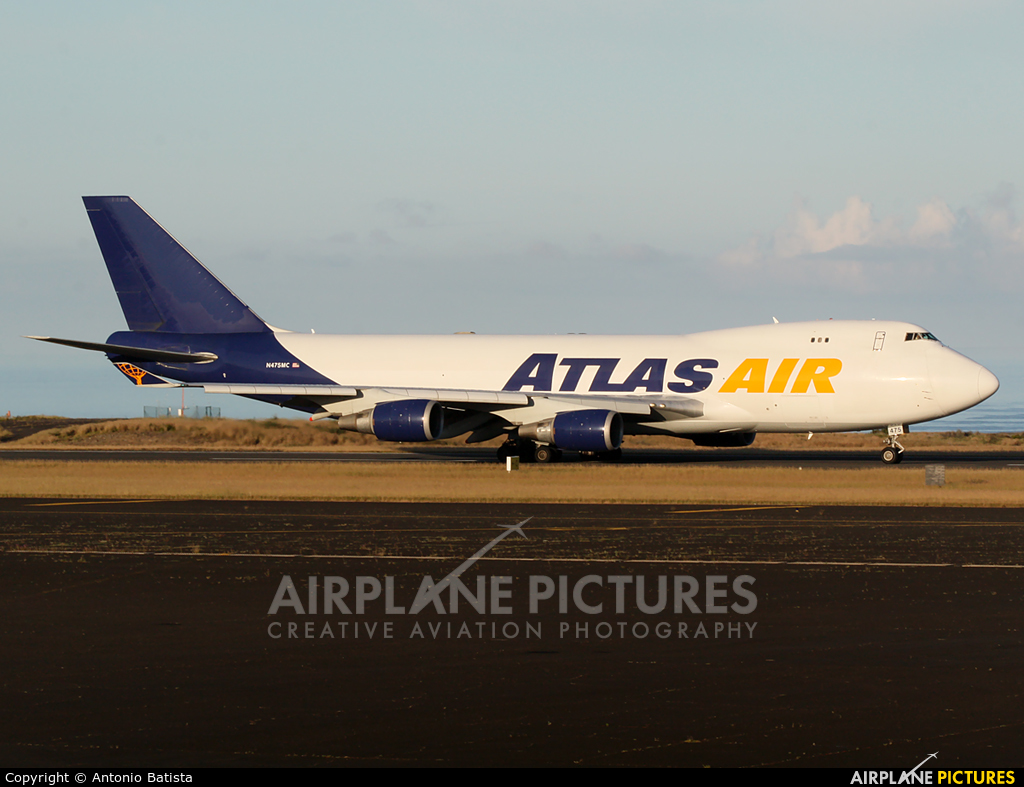 Atlas Air N475MC aircraft at Azores - Santa Maria