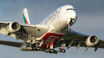A6-EOC - Emirates Airlines Airbus A380 aircraft