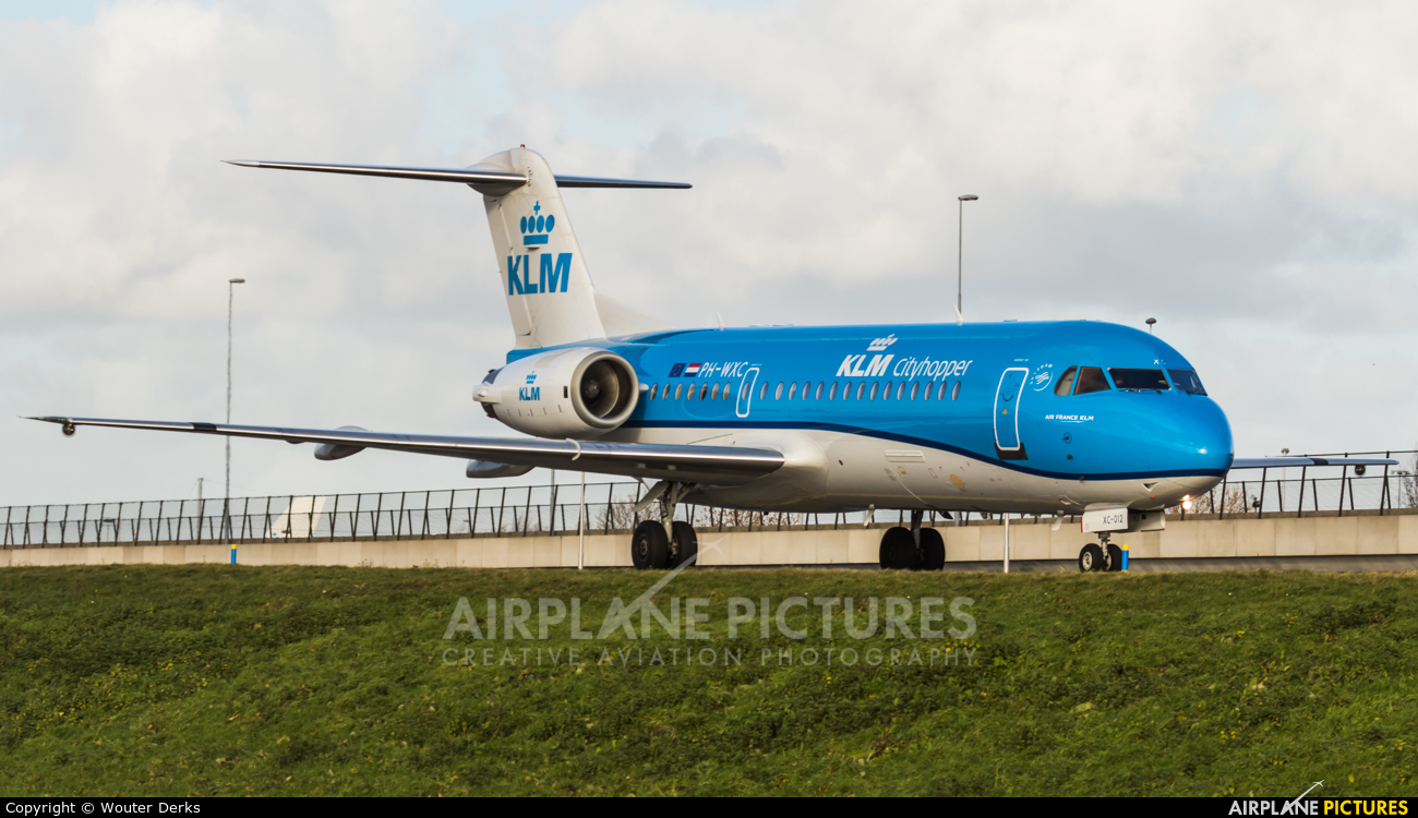 KLM Cityhopper PH-WXC aircraft at Amsterdam - Schiphol