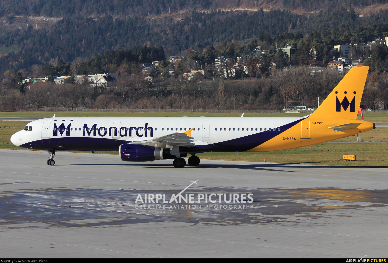 Monarch Airlines G-MARA aircraft at Innsbruck