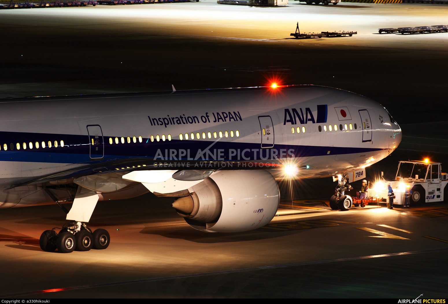 ANA - All Nippon Airways JA784A aircraft at Tokyo - Haneda Intl