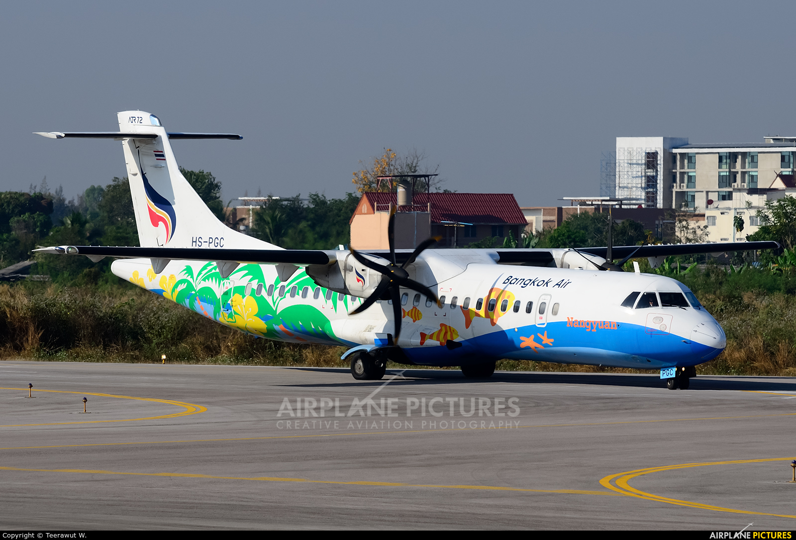 Bangkok Airways HS-PGC aircraft at Lampang