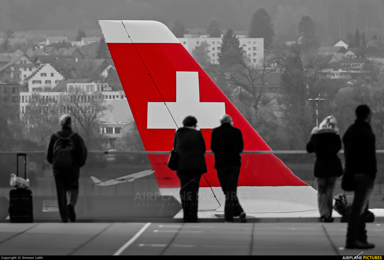 Swiss - aircraft at Zurich