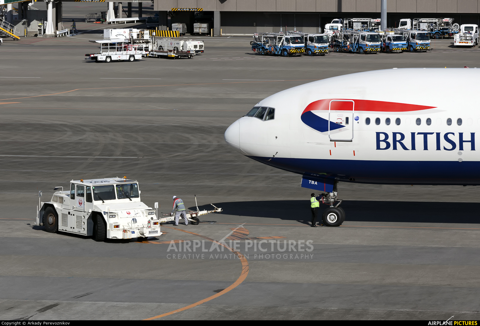 British Airways G-STBA aircraft at Tokyo - Narita Intl