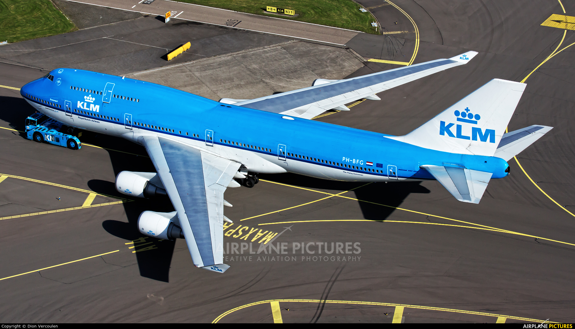 KLM PH-BFG aircraft at Amsterdam - Schiphol