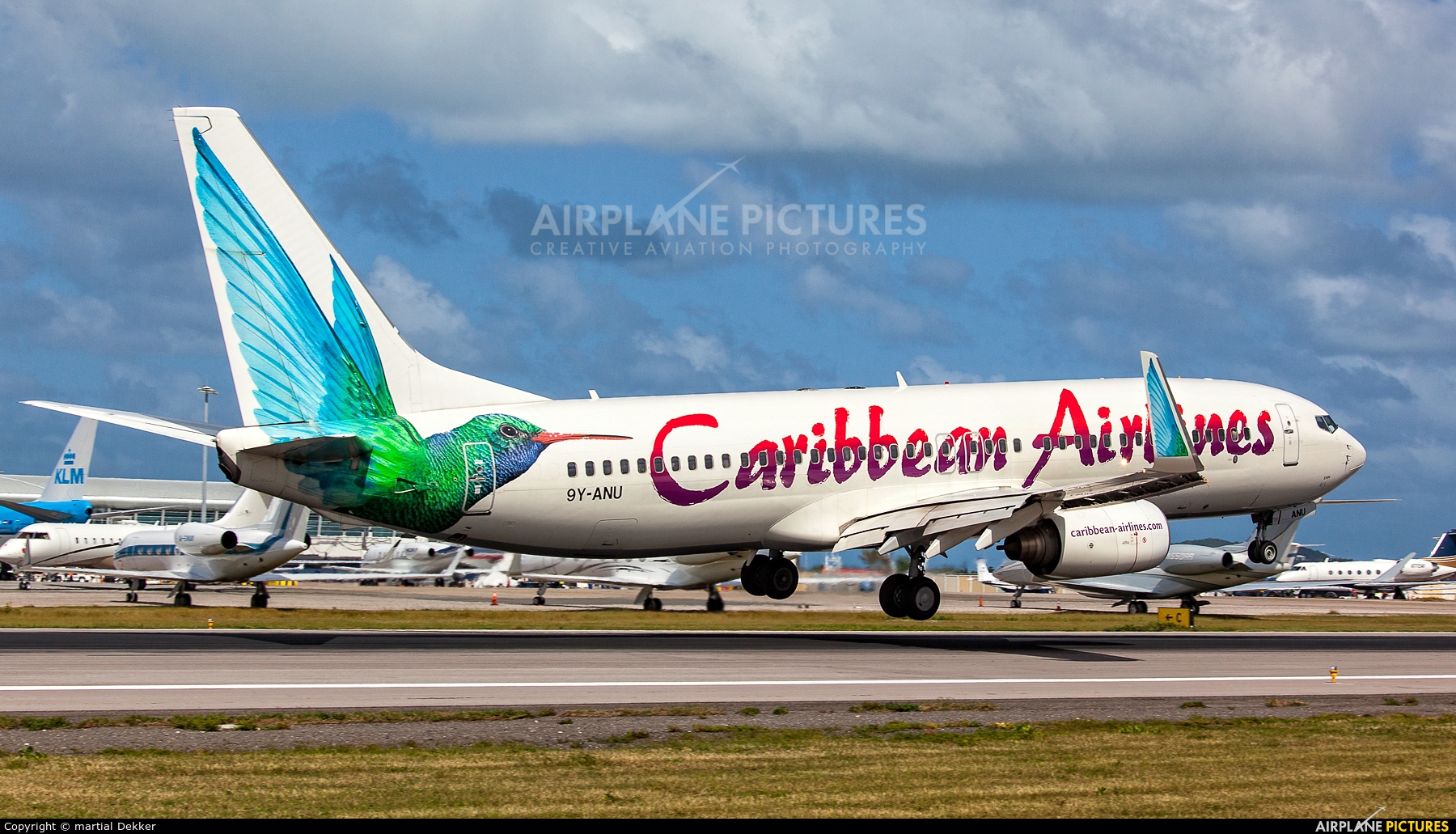 Caribbean Airlines  9Y-ANU aircraft at Sint Maarten - Princess Juliana Intl