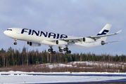 OH-LQF - Finnair Airbus A340-300 aircraft