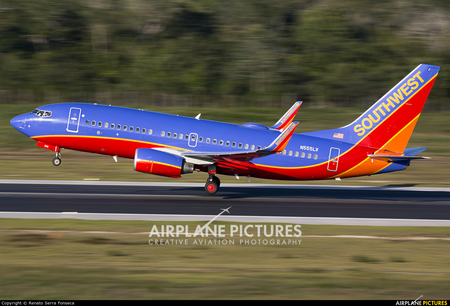 Southwest Airlines N555LV aircraft at Cancun Intl