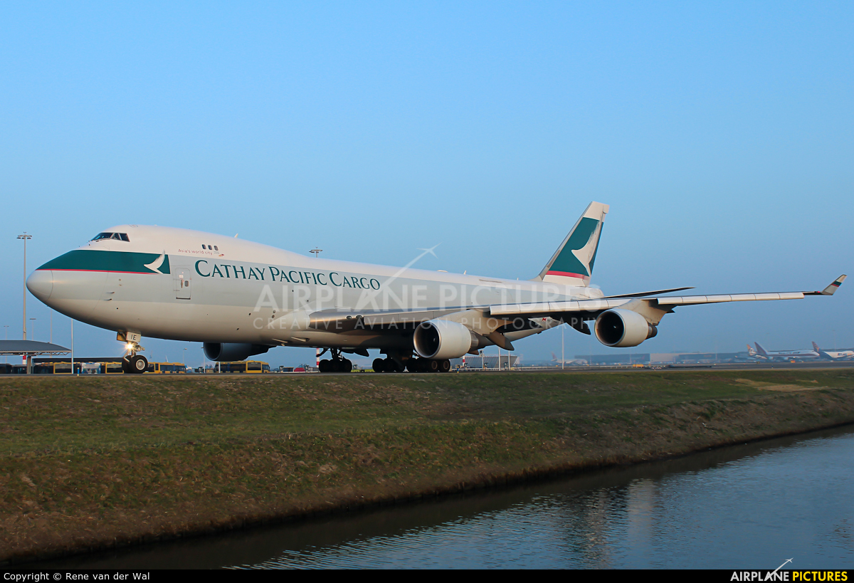 Cathay Pacific Cargo B-LIE aircraft at Amsterdam - Schiphol