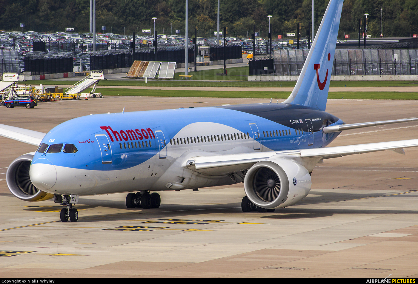 Thomson/Thomsonfly G-TUIB aircraft at Manchester