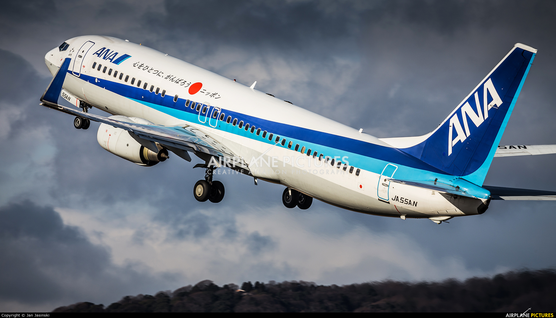 ANA - All Nippon Airways JA55AN aircraft at Osaka - Itami Intl