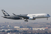 Airbus A350 in Madrid - Barajas title=