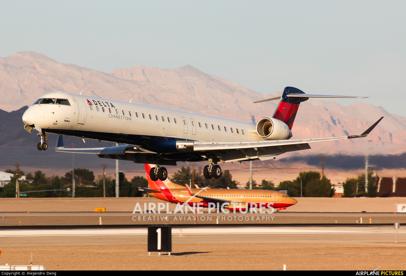 Delta Connection - SkyWest Airlines N800SK aircraft at Las Vegas - McCarran Intl