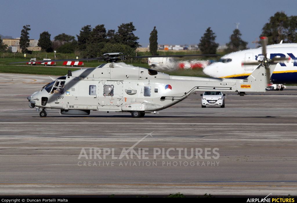 Netherlands - Navy N-277 aircraft at Malta Intl