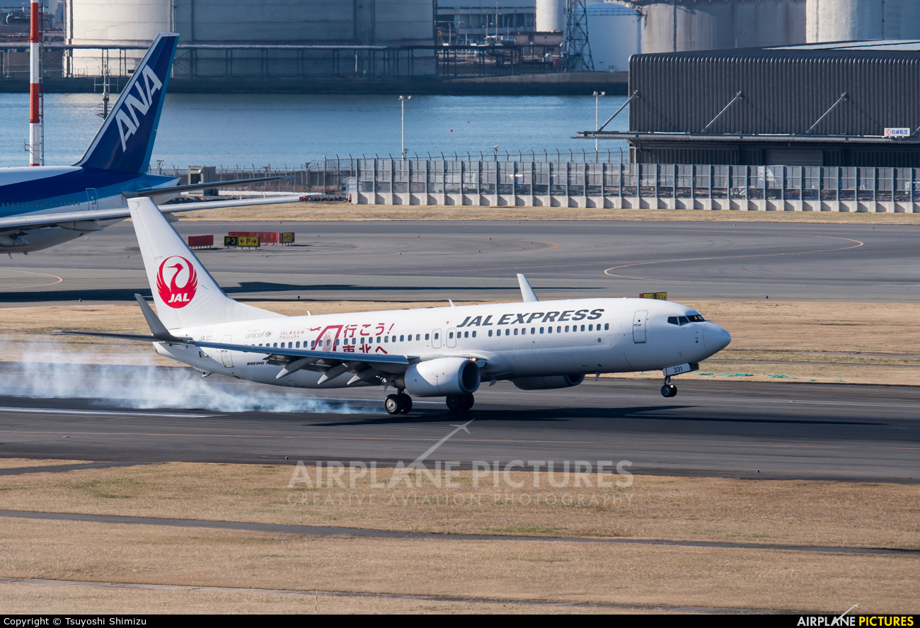 JAL - Express JA331J aircraft at Tokyo - Haneda Intl