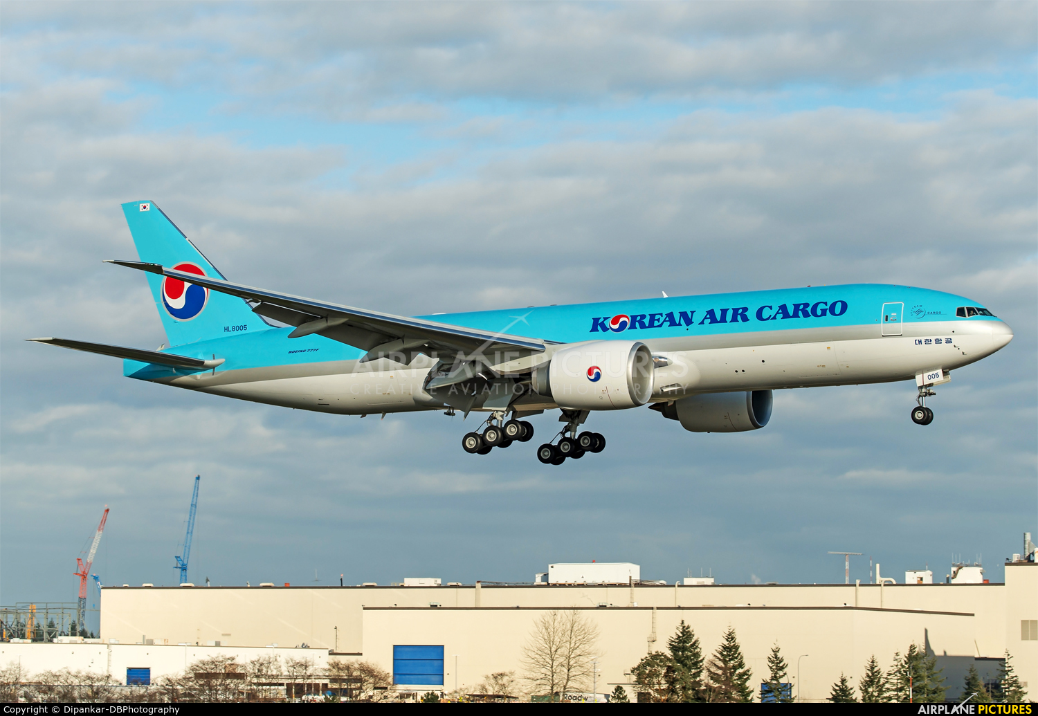 Korean Air Cargo HL8005 aircraft at Everett - Snohomish County / Paine Field