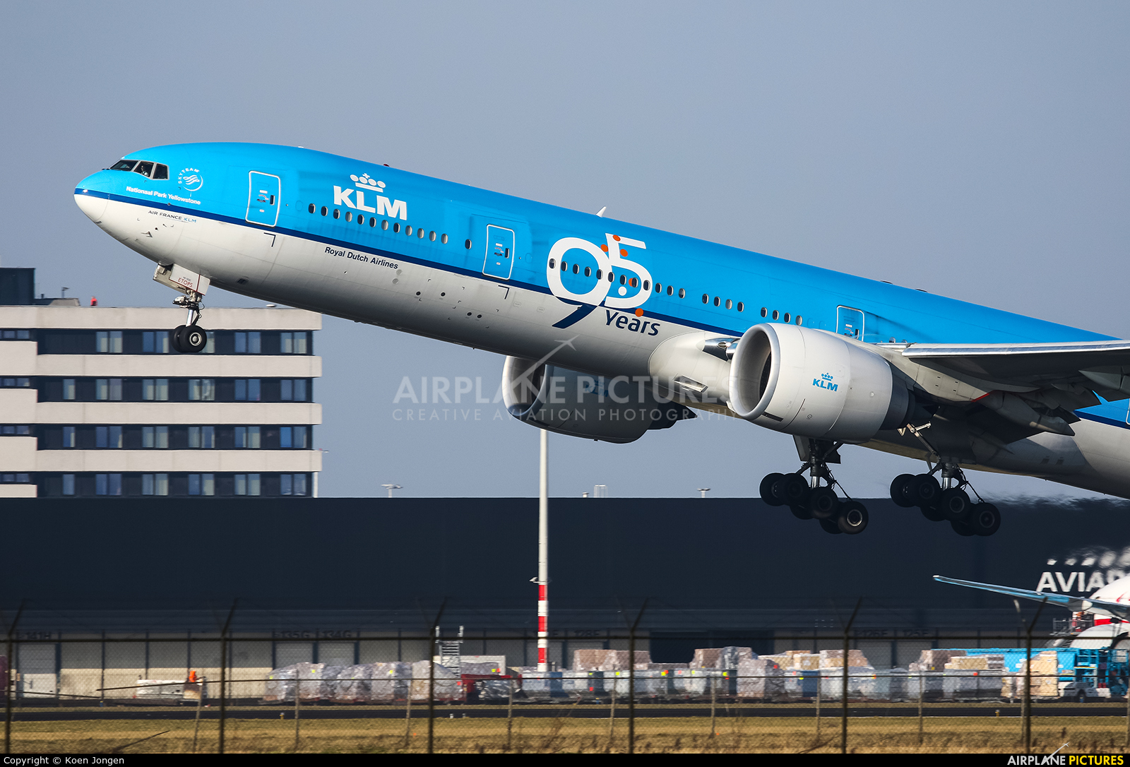 KLM PH-BVK aircraft at Amsterdam - Schiphol