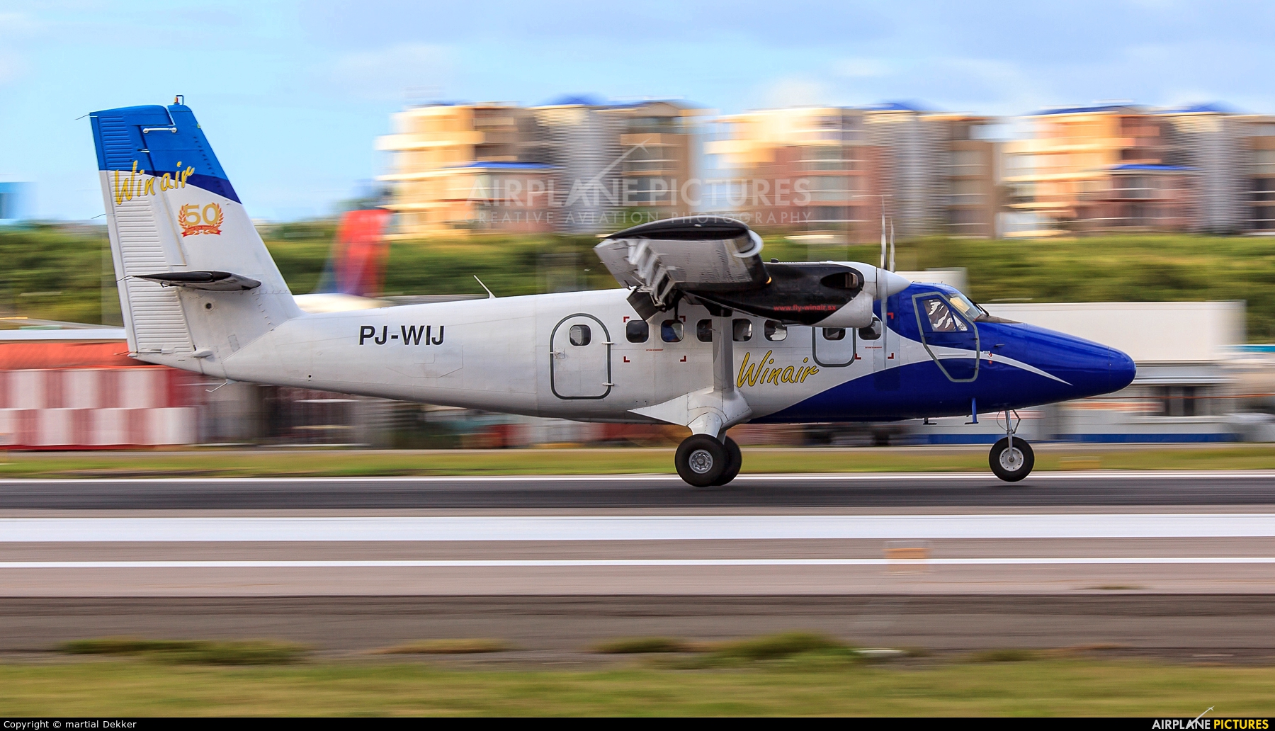 Winair PJ-WIJ aircraft at Sint Maarten - Princess Juliana Intl