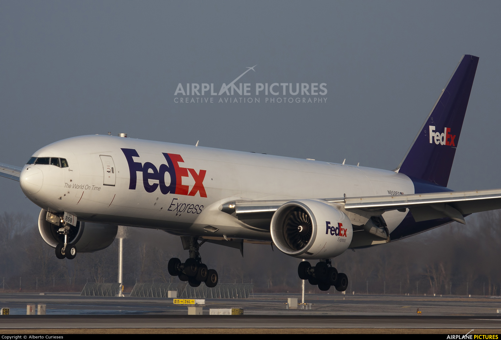 FedEx Federal Express N858FD aircraft at Munich