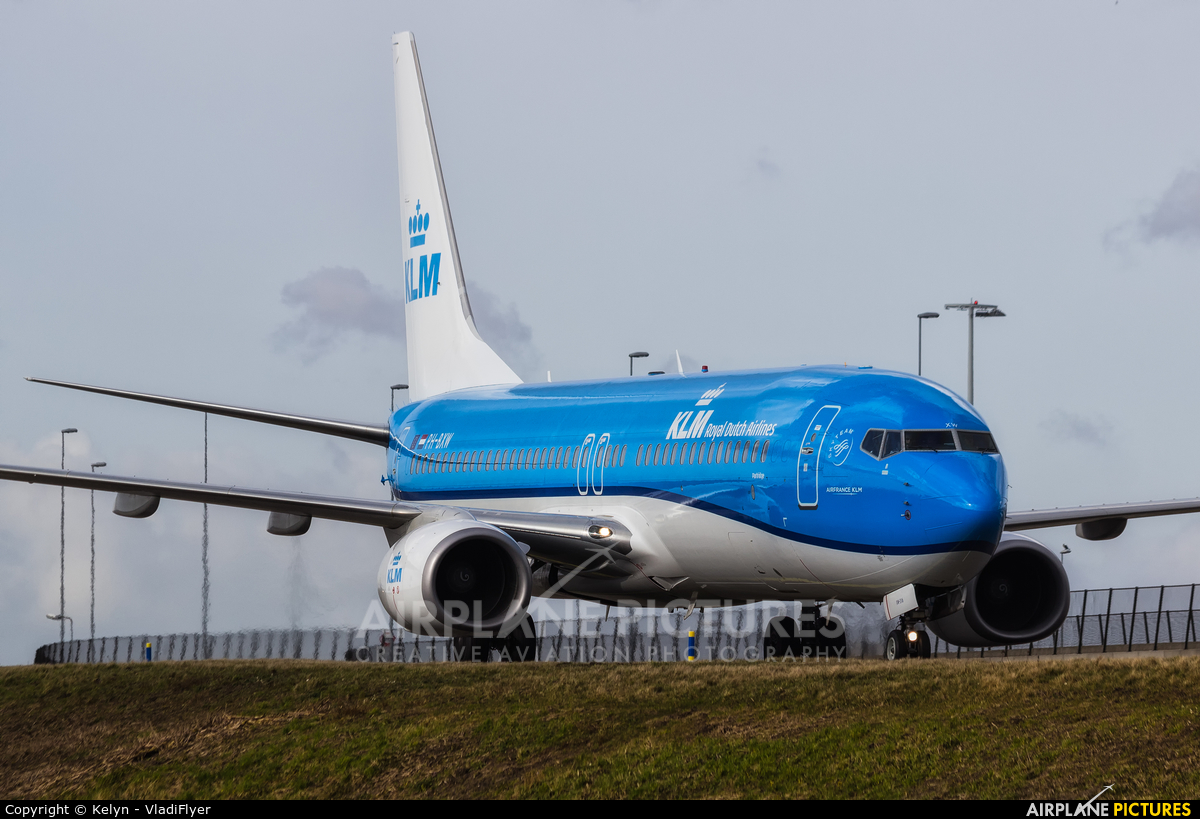 KLM PH-BXW aircraft at Amsterdam - Schiphol