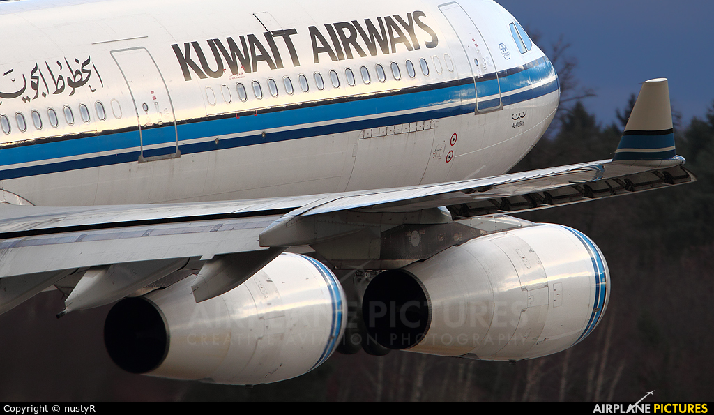 Kuwait Airways 9K-AND aircraft at Frankfurt