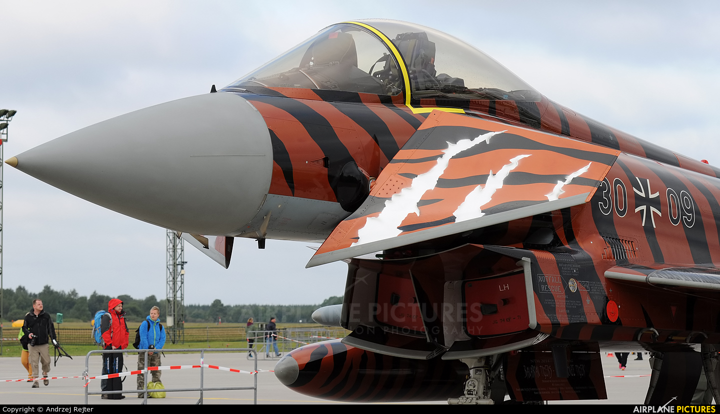 Germany - Air Force 30+09 aircraft at Rostock - Laage