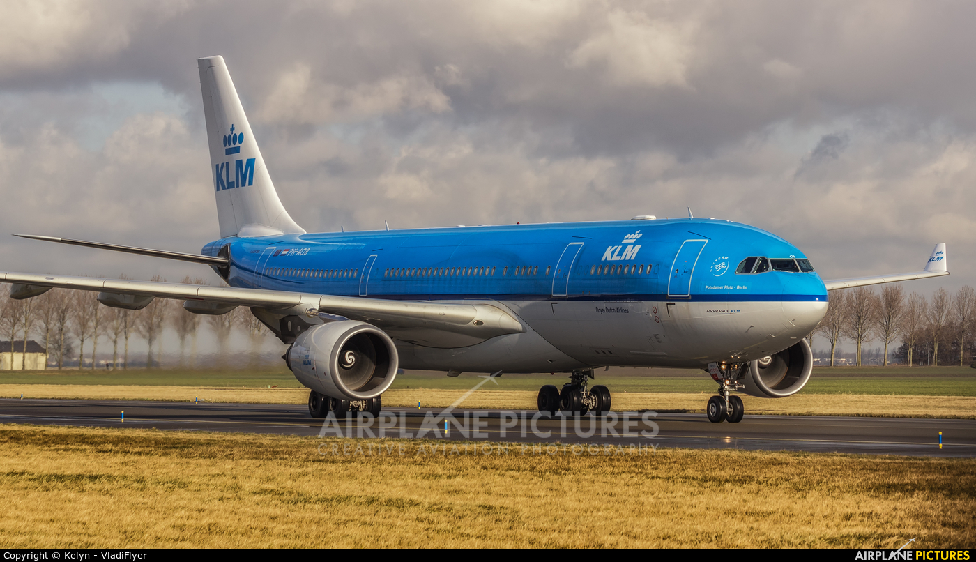 KLM PH-AOB aircraft at Amsterdam - Schiphol
