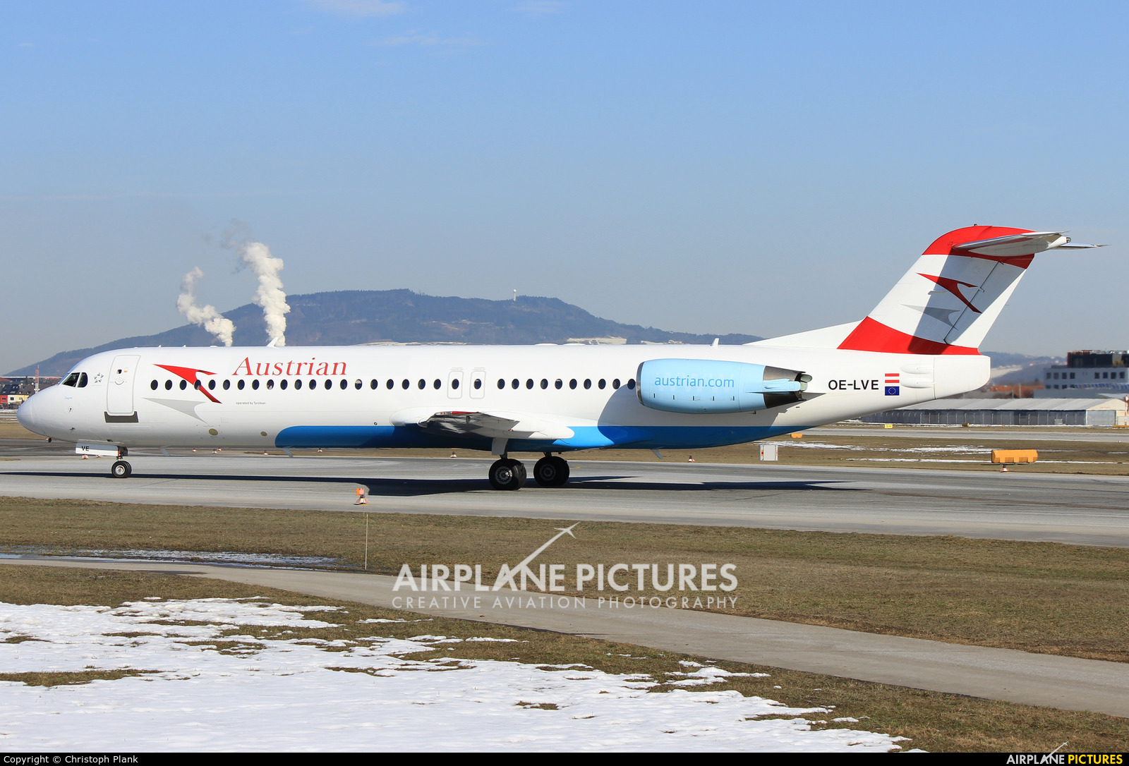 Austrian Airlines/Arrows/Tyrolean OE-LVE aircraft at Salzburg