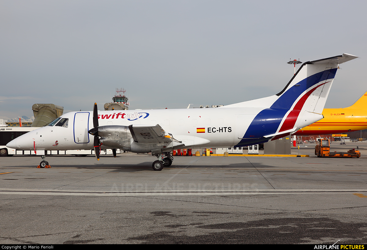 Swiftair EC-HTS aircraft at Milan - Malpensa