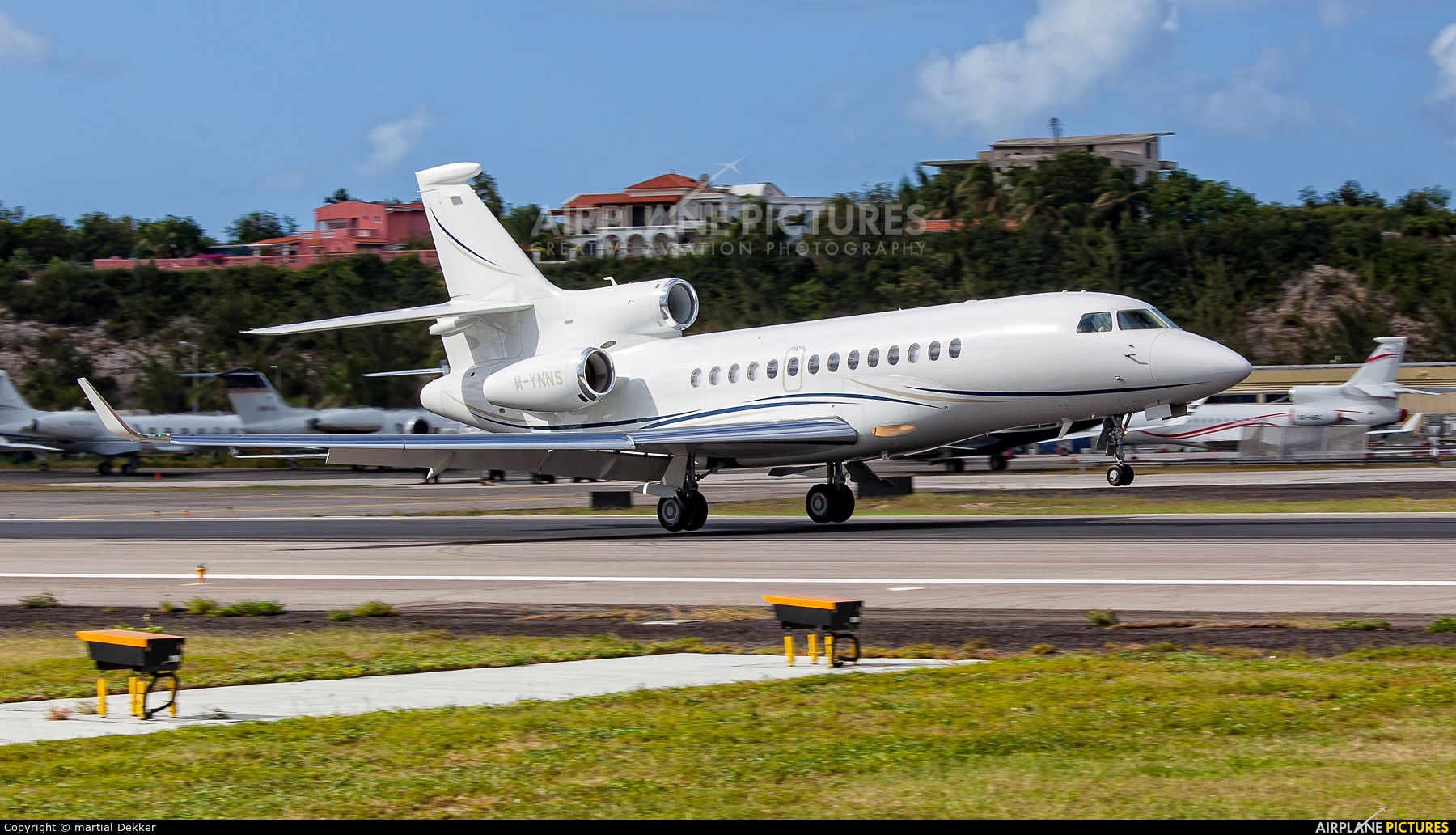 Private M-YNNS aircraft at Sint Maarten - Princess Juliana Intl
