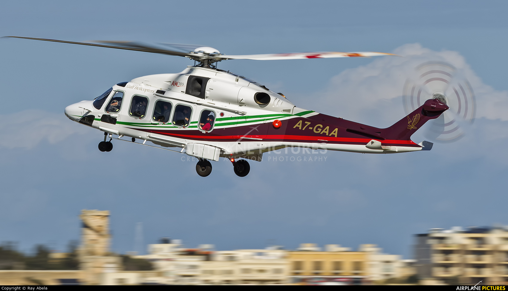 Gulf Helicopters A7-GAA aircraft at Malta Intl