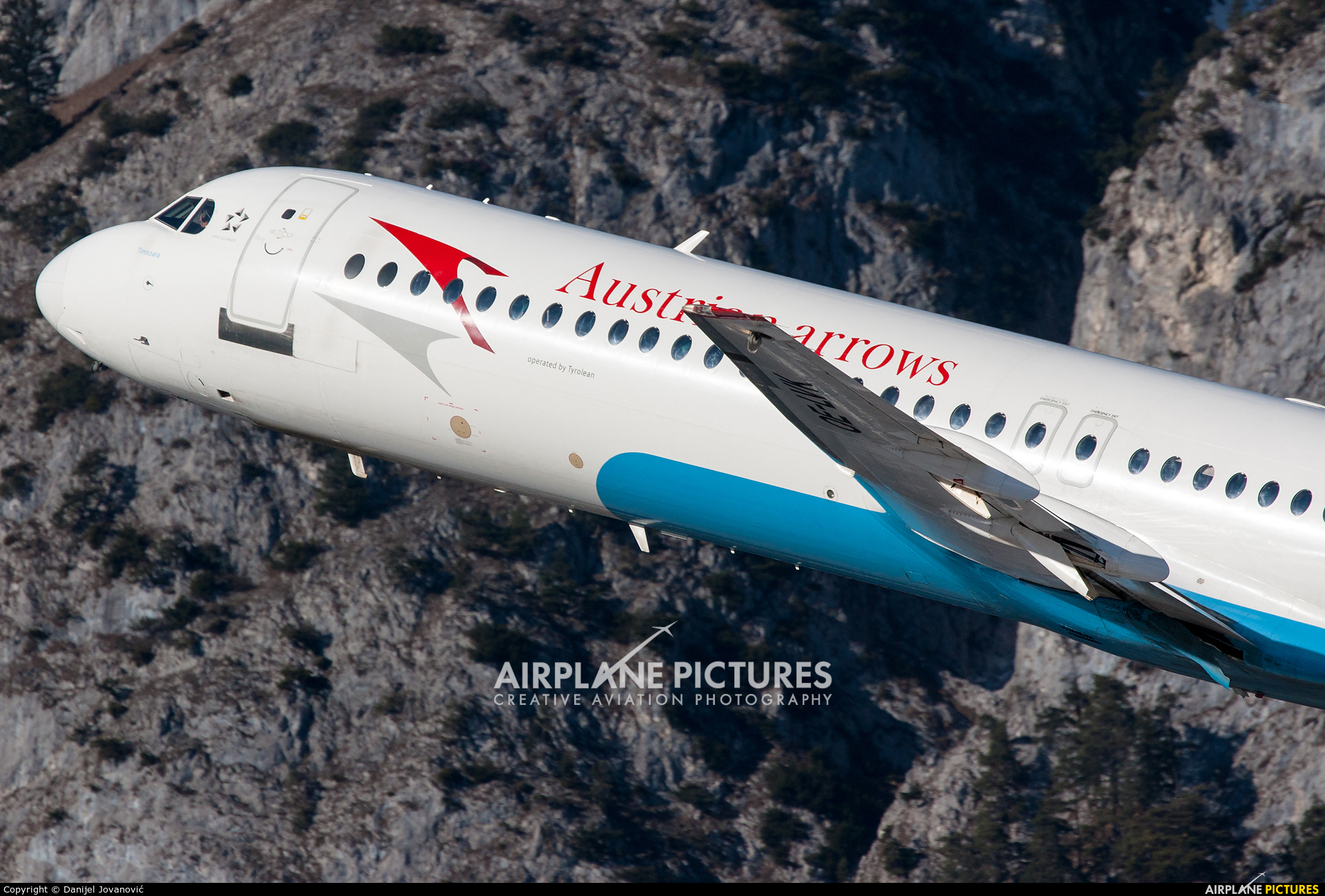 Austrian Airlines/Arrows/Tyrolean OE-LVK aircraft at Innsbruck