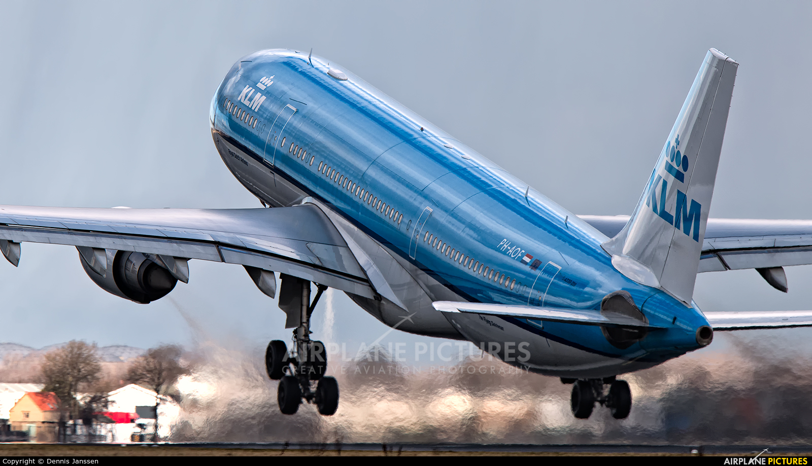 KLM PH-AOF aircraft at Amsterdam - Schiphol