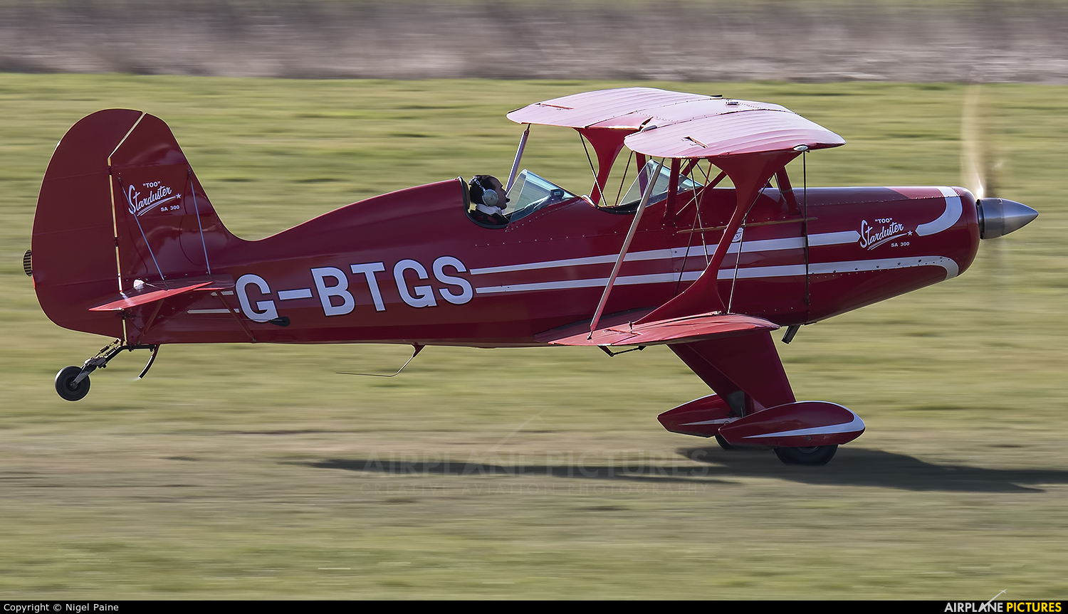 Private G-BTGS aircraft at Chichister / Goodwood