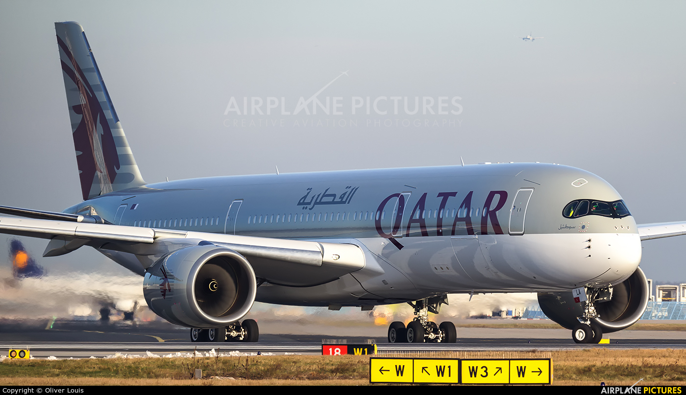 Qatar Airways A7-ALA aircraft at Frankfurt