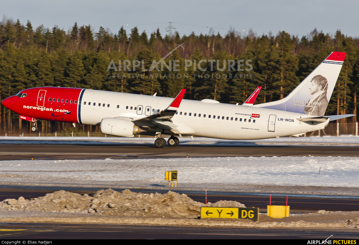 Norwegian Air Shuttle LN-NGN aircraft at Helsinki - Vantaa