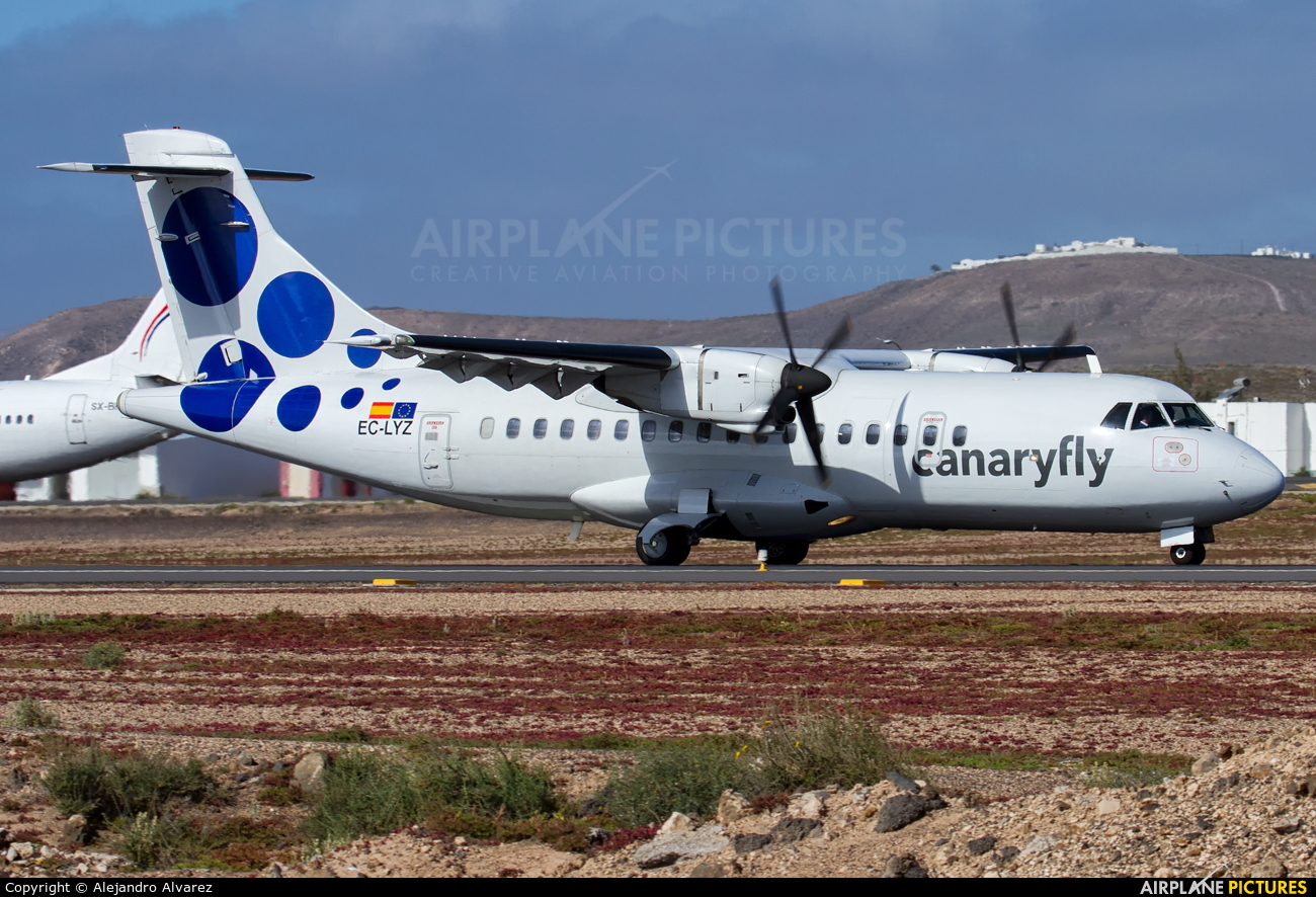 CanaryFly EC-LYZ aircraft at Lanzarote - Arrecife