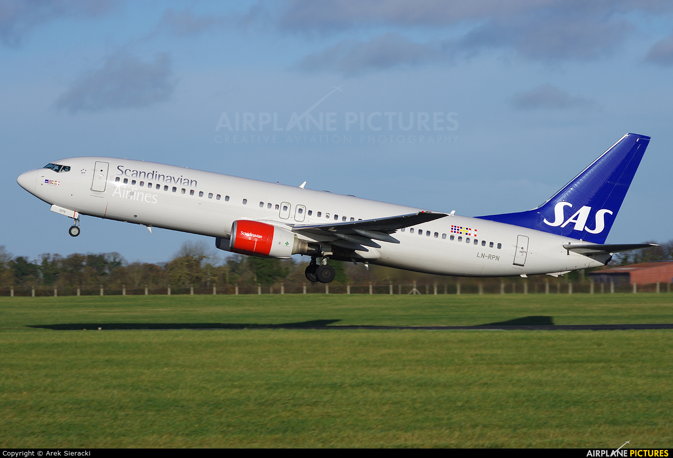 SAS - Scandinavian Airlines LN-RPN aircraft at Dublin